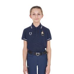 Polo bimbo equitazione Equestro x FISE manica corta