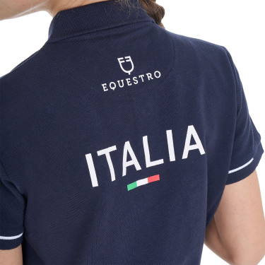 Polo bimbo equitazione Equestro x FISE manica corta