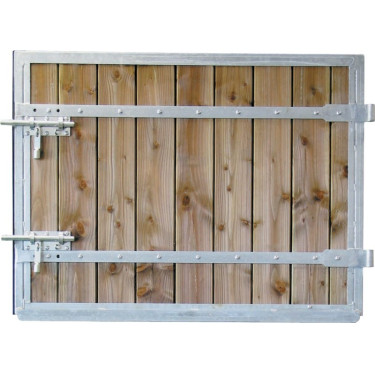 Porta per box Pro in pino douglas La Gée apertura dritta