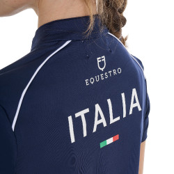 Polo equitazione bambino Equestro x FISE maniche corte