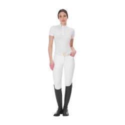 Polo body da concorso Equestro donna maniche corte Bianco Polo body da concorso Equestro donna maniche corte Bianco