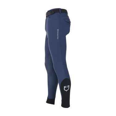 Pantaloni da equitazione da uomo Equestro x FISE con grip alle ginocchia Blazer marine Blu marino Pantaloni da equitazione da uomo Equestro x FISE con grip alle ginocchia Blazer marine Blu marino
