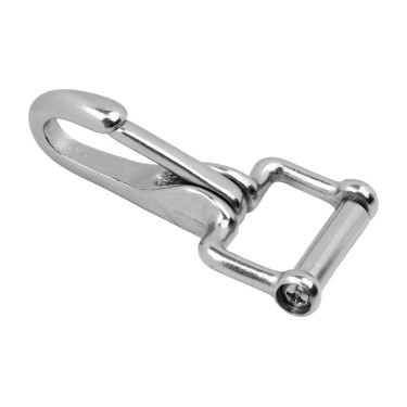 Moschettone a molla in acciaio Supreme placcato ottone Argento Moschettone a molla in acciaio Supreme placcato ottone Argento