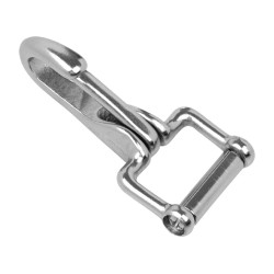 Moschettone a molla in acciaio Supreme placcato ottone Argento Moschettone a molla in acciaio Supreme placcato ottone Argento