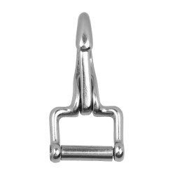 Moschettone a molla in acciaio Supreme placcato ottone Argento Moschettone a molla in acciaio Supreme placcato ottone Argento