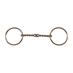 Filetto western equitazione inox con torciglione grosso