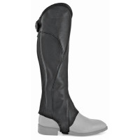 Mini-chaps Equestro Lincoln in pelle Nero