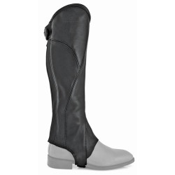 Mini-chaps Equestro Lincoln in pelle Nero