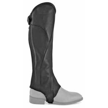 Mini-chaps Equestro Lincoln in pelle Nero
