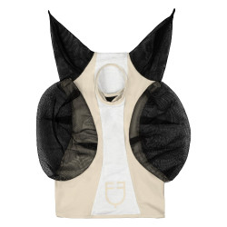 Maschera antimosche Equestro bicolore in mesh After Glow / bianco brillante Maschera antimosche Equestro bicolore in mesh After Glow / bianco brillante