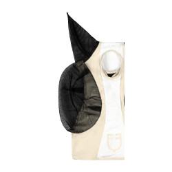 Maschera antimosche Equestro bicolore in mesh After Glow / bianco brillante Maschera antimosche Equestro bicolore in mesh After Glow / bianco brillante