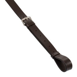 Martingala Supreme con fermo in gomma Marrone scuro