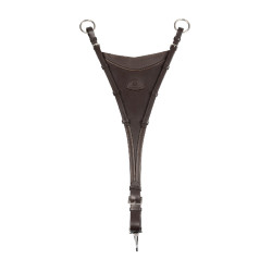 Martingala Acavallo attacco bib in pelle Marrone scuro Martingala Acavallo attacco bib in pelle Marrone scuro