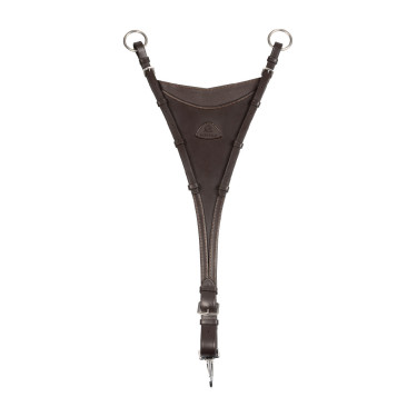 Martingala Acavallo attacco bib in pelle Marrone scuro Martingala Acavallo attacco bib in pelle Marrone scuro