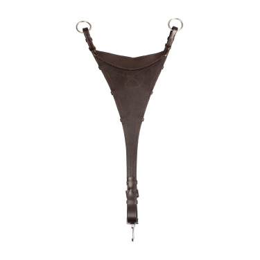 Martingala Acavallo attacco bib in pelle Marrone scuro Martingala Acavallo attacco bib in pelle Marrone scuro