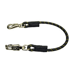 Lunga elastica da stazionamento equitazione con doppi moschettoni