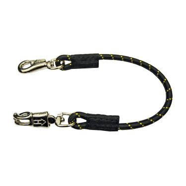 Lunga elastica da stazionamento equitazione con doppi moschettoni