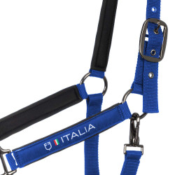 Capezzine Equestro x FISE foderate e regolabili Blu di Savoia