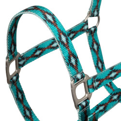 Capezza in nylon Pool’s motivo Navajo Turchese Blu Capezza in nylon Pool’s motivo Navajo Turchese Blu