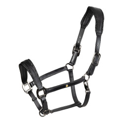 Capezzina in cuoio Equestro anatomica Diamond Nero