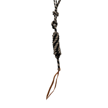 Capo cavezza in corda Pool’s annodato con lunghina Beige / nero