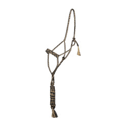 Capezza in corda Pool’s a naso largo con lunghina Nero / beige
