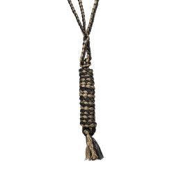 Capezza in corda Pool’s a naso largo con lunghina Nero / beige