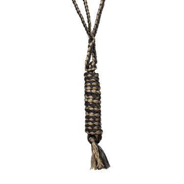 Capezza in corda Pool’s a naso largo con lunghina Nero / beige