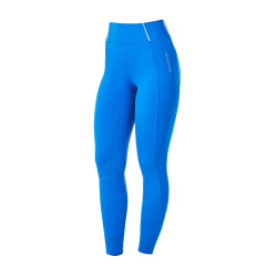 Leggings donna Equestro x FISE full grip taglio slim Blu di Savoia