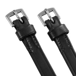 Cinturino per speroni Equestro in pelle Nero