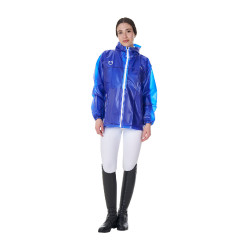 Impermeabile unisex Equestro x FISE Blu di Savoia Impermeabile unisex Equestro x FISE Blu di Savoia