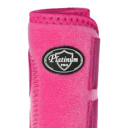 Stinchiere posteriori western Platinum Pro Star Anatomic Fucsia Rosa