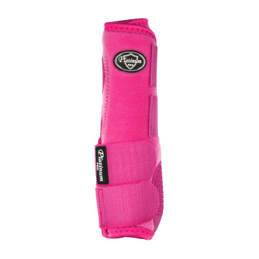 Stinchiere anteriori western Platinum Pro Star Anatomic Fucsia Rosa