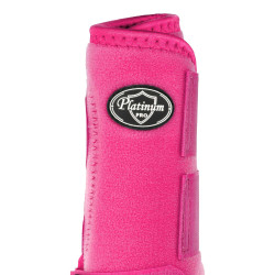Stinchiere anteriori western Platinum Pro Star Anatomic Fucsia Rosa