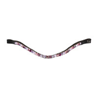 Frontalino Supreme Shade con strass Nero / viola