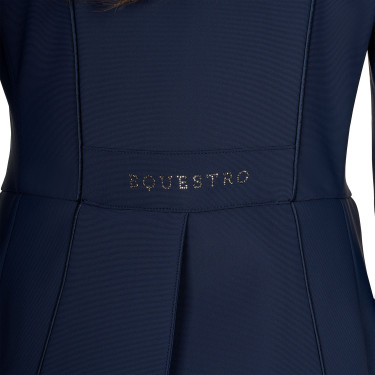 Frac da donna Equestro in tessuto tecnico con strass Blazer marine Blu marino