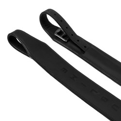 Staffili monobraccio Acavallo Sublime in pelle Nero
