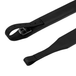 Staffili monobraccio Acavallo Sublime in pelle Nero