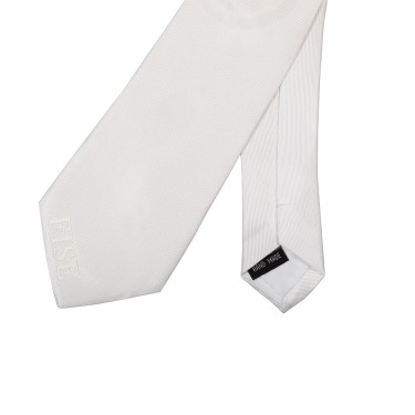 Cravatta da concorso Equestro x FISE con logo ricamato Bianco Cravatta da concorso Equestro x FISE con logo ricamato Bianco