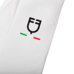 Cravatta da concorso Equestro x FISE con logo ricamato Bianco Cravatta da concorso Equestro x FISE con logo ricamato Bianco
