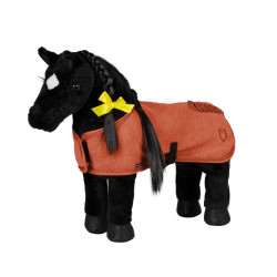 Coperta in pile Equestro per cavallo giocattolo Rosso mattone Coperta in pile Equestro per cavallo giocattolo Rosso mattone