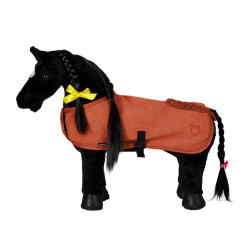 Coperta in pile Equestro per cavallo giocattolo Rosso mattone Coperta in pile Equestro per cavallo giocattolo Rosso mattone
