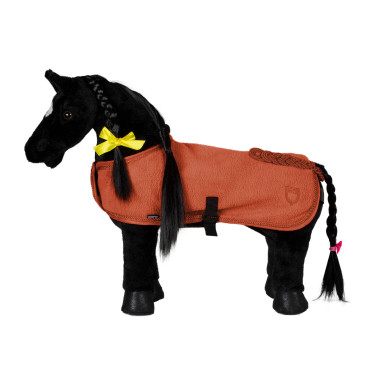 Coperta in pile Equestro per cavallo giocattolo Rosso mattone Coperta in pile Equestro per cavallo giocattolo Rosso mattone