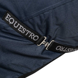 Coperta da esterno Equestro Nevada 250 g in tessuto ripstop Marina Blu marino Coperta da esterno Equestro Nevada 250 g in tessuto ripstop Marina Blu marino