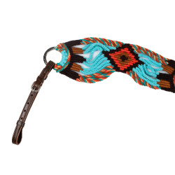 Pettorale western Pool’s Rope Waves Naturale Marrone
