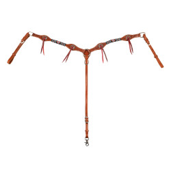 Pettorale western Pool’s Deluxe Naturale Marrone