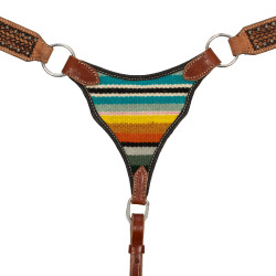 Collare pettorale western Pool’s decorazione tappeto Naturale Marrone