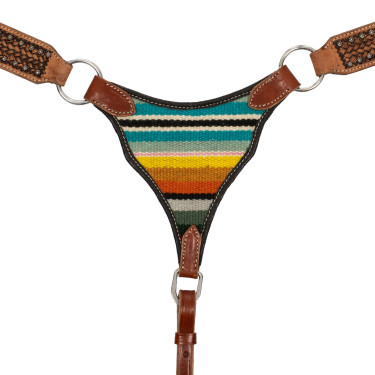 Collare pettorale western Pool’s decorazione tappeto Naturale Marrone
