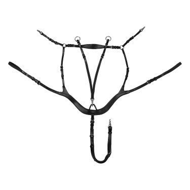 Collare da caccia hunting Supreme anatomico con martingala amovibile Nero