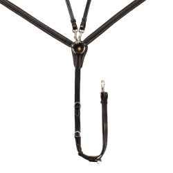 Pettorale equitazione in pelle con martingala rimovibile Pettorale equitazione in pelle con martingala rimovibile